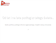 Tablet Screenshot of lodzinskiparkiety.pl